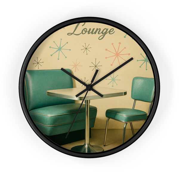 Atomic Age Lounge - Wall Clock