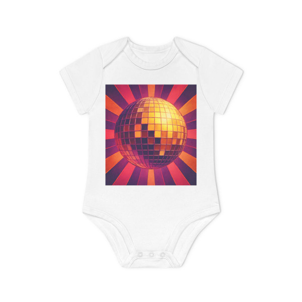 Disco Ball Dreams - Baby Organic Short Sleeve Bodysuit