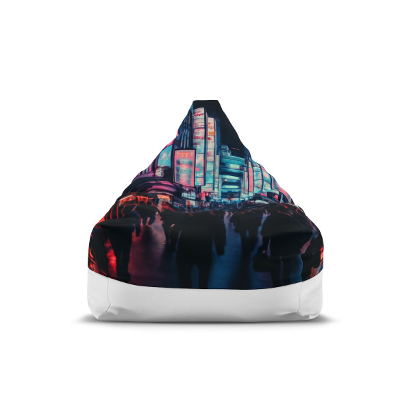 Tokyo Neon Vibes - Bean Bag Chair Cover