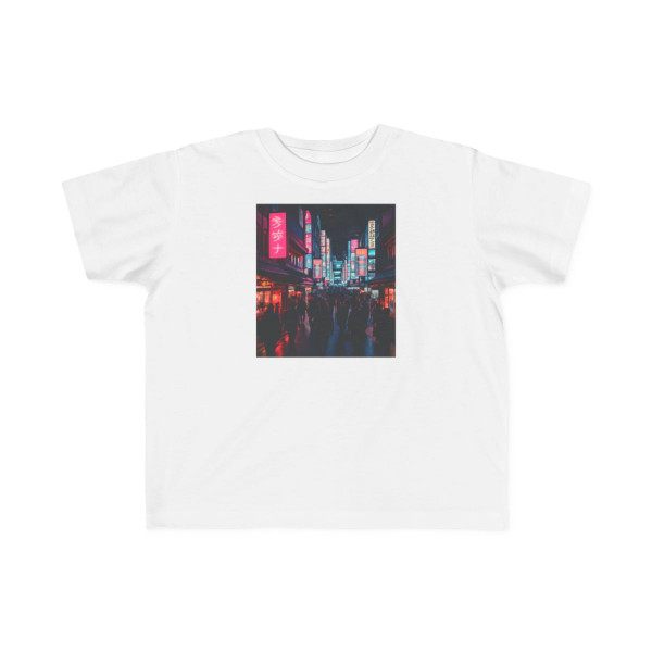 Tokyo Neon Vibes - Toddler's Fine Jersey Tee