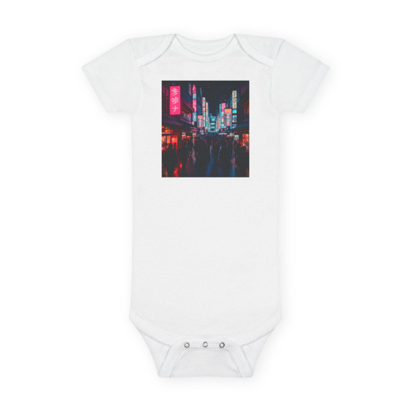 Tokyo Neon Vibes - Baby Short Sleeve Onesie®