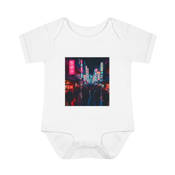 Tokyo Neon Vibes - Infant Baby Rib Bodysuit