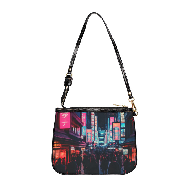 Tokyo Neon Vibes - Small Shoulder Bag