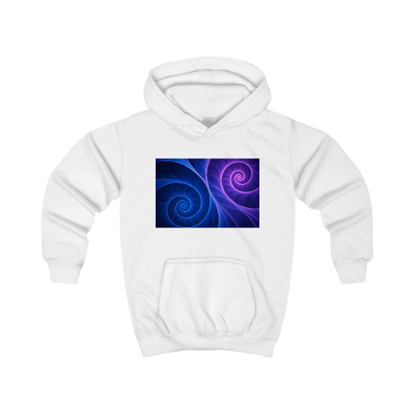 Fractal Wave Fusion - Kids Hoodie