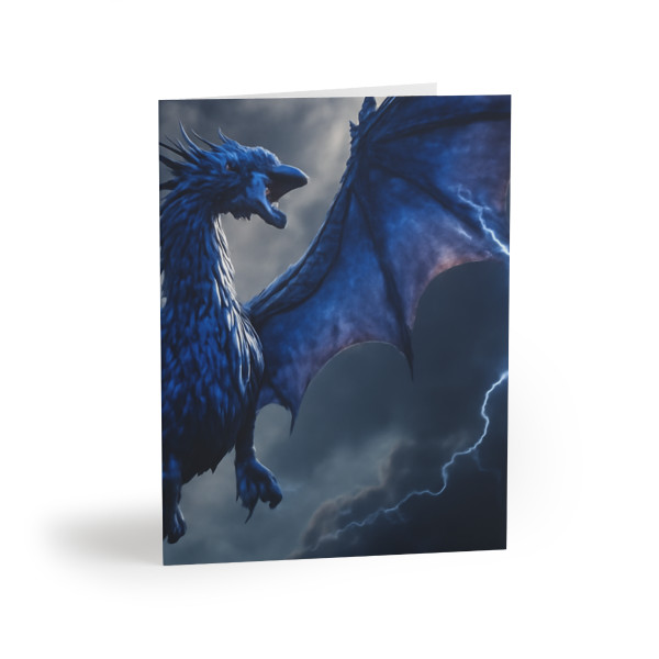 Celestial Storm Wyrm - Greeting cards (8, 16, and 24 pcs)