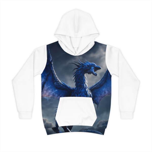 Celestial Storm Wyrm - Children's Hoodie (AOP)