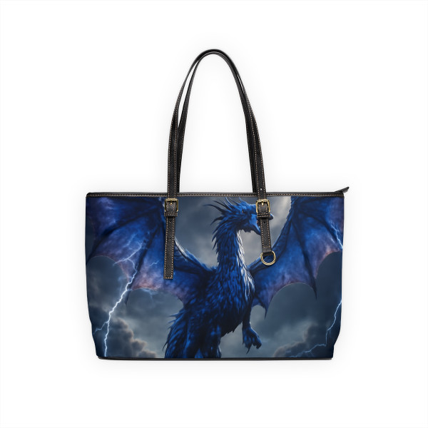 Celestial Storm Wyrm - PU Leather Shoulder Bag