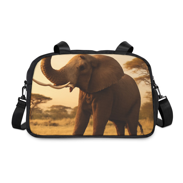 Graceful Elephant Dance - Fitness Handbag