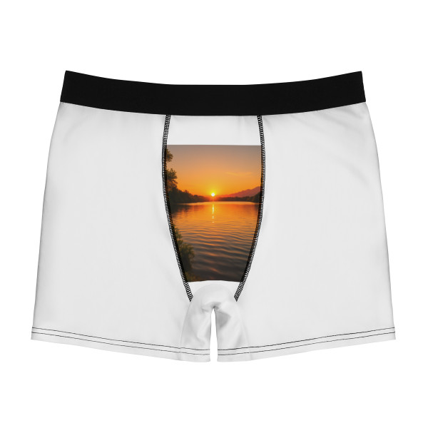 Golden Hour Over Lake - Men's Boxer Briefs (AOP)