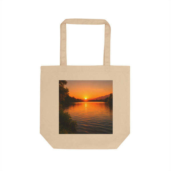 Golden Hour Over Lake - Eco Tote Bag