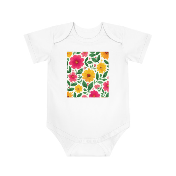 Whimsical Garden Escape - Baby Short Sleeve Bodysuit