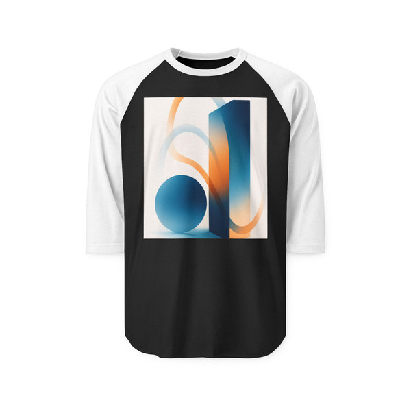 Dynamic Balance - Unisex Three-Quarter Sleeve Raglan Shirt