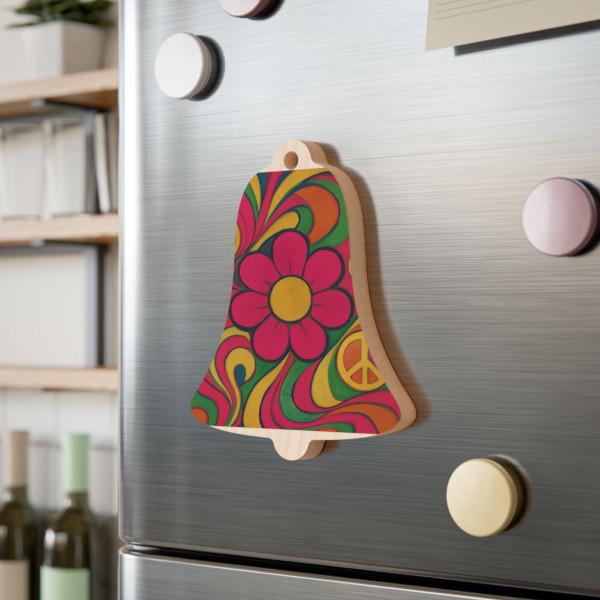 Groovy Flower Power - Wooden Ornaments