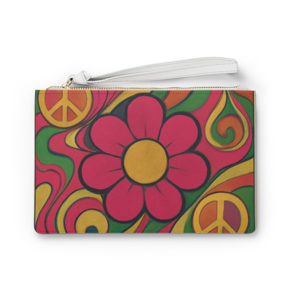 Groovy Flower Power - Clutch Bag
