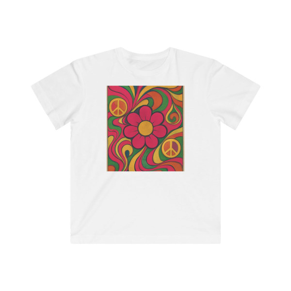 Groovy Flower Power - Kids Fine Jersey Tee