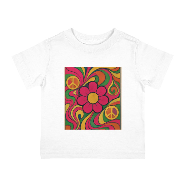 Groovy Flower Power - Infant Cotton Jersey Tee
