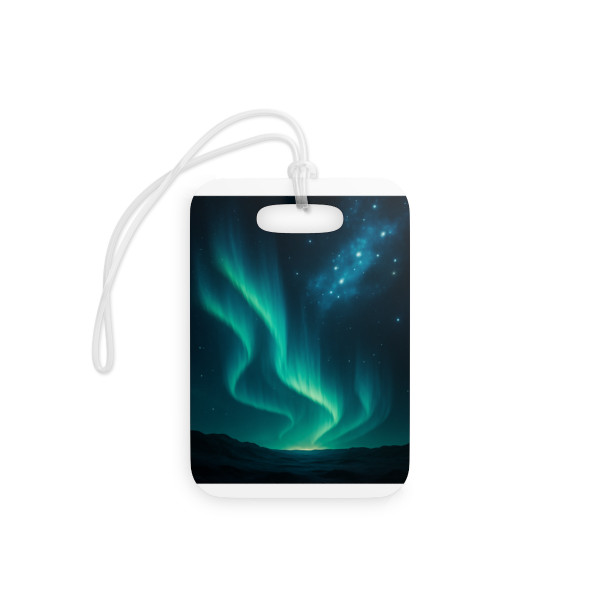 Galactic Aurora Waves - Luggage Tags