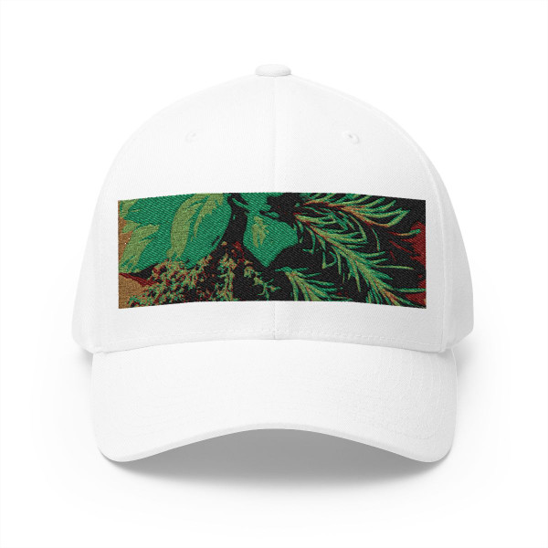 Garden Herb Symphony - Closed-Back Structured Cap (Embroidery)