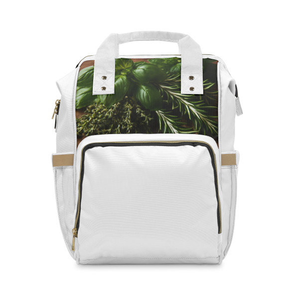 Garden Herb Symphony - Multifunctional Diaper Backpack