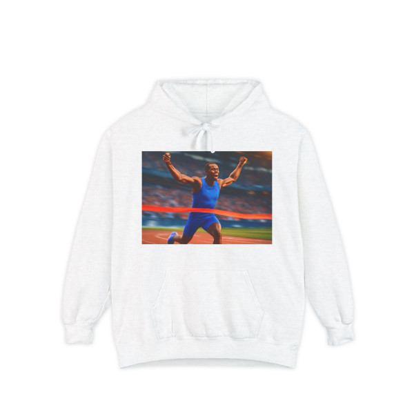 Victory Sprint Moment - Unisex Garment-Dyed Hoodie