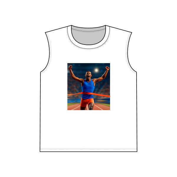 Victory Sprint Moment - Unisex Jersey Muscle Tank