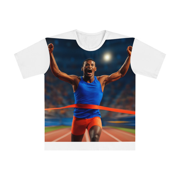 Victory Sprint Moment - Men's Loose T-shirt (AOP)