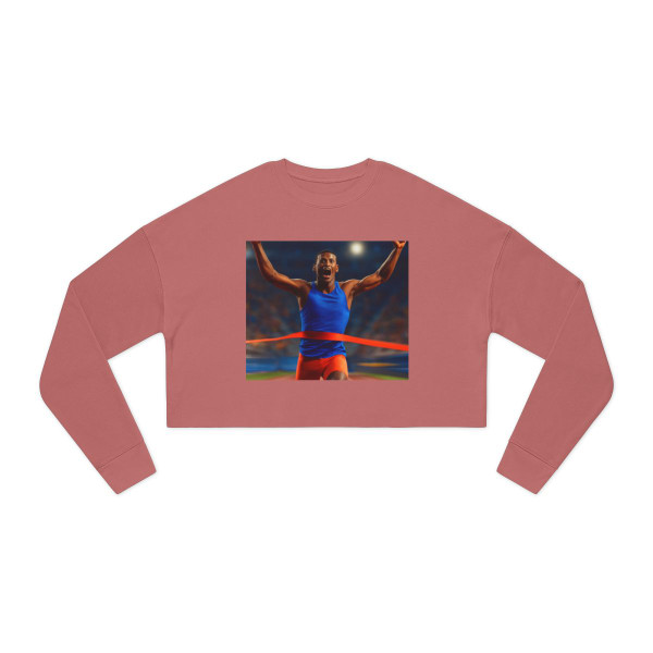 Victory Sprint Moment - Women's Cropped Sweatshirt