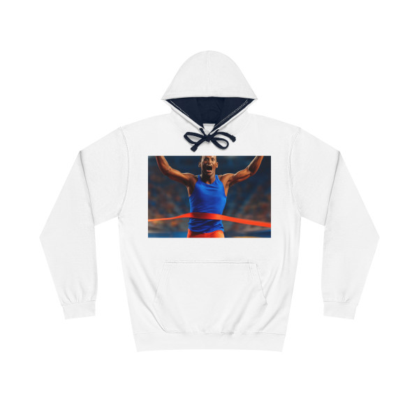 Victory Sprint Moment - Unisex Varsity Hoodie