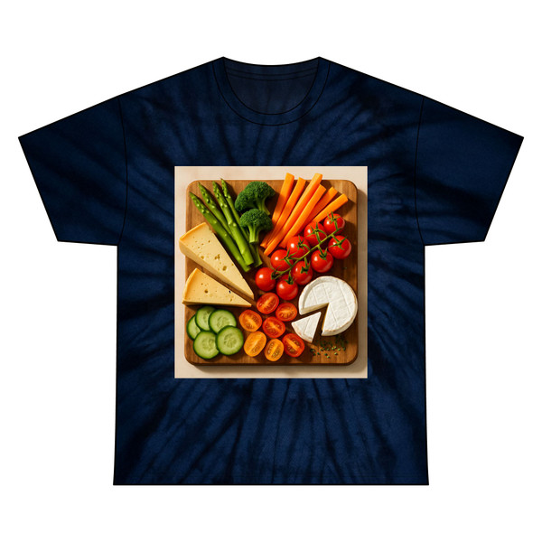 Gourmet Garden Platter - Unisex Tie Dye Cotton Tee