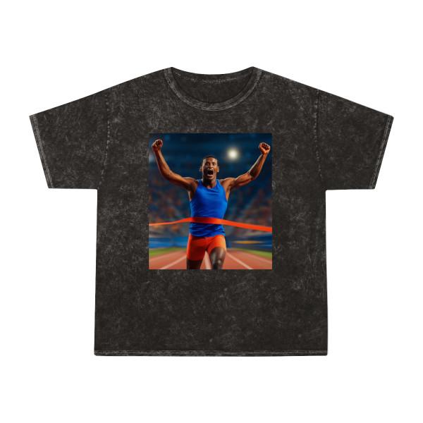 Victory Sprint Moment - Unisex Mineral Wash T-Shirt