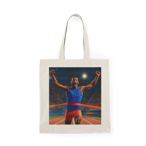 Victory Sprint Moment - Natural Tote Bag