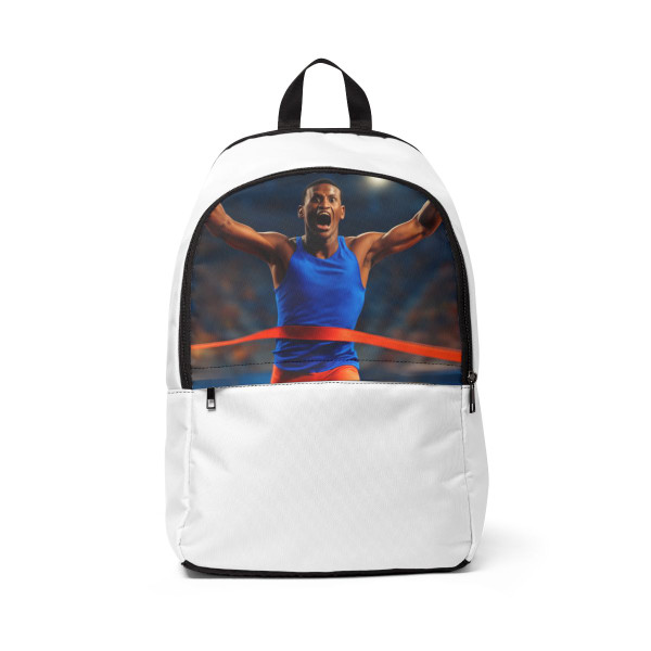 Victory Sprint Moment - Unisex Fabric Backpack
