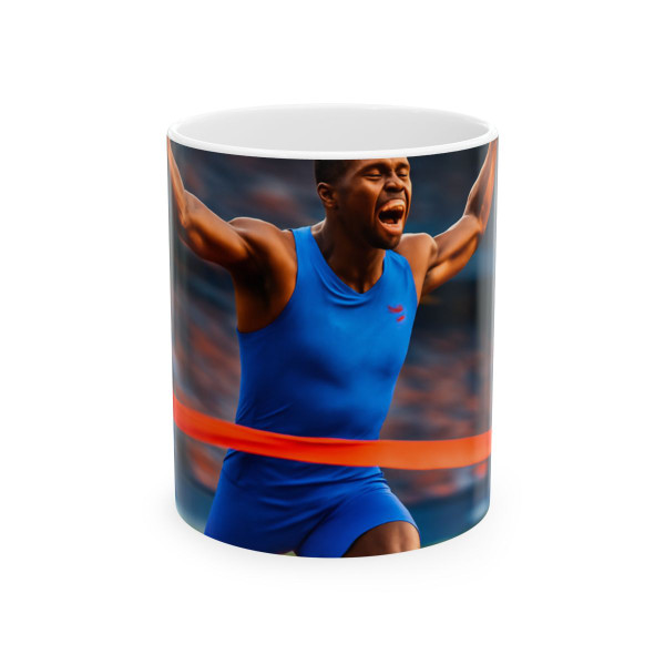 Victory Sprint Moment - Ceramic Mug, (11oz, 15oz)