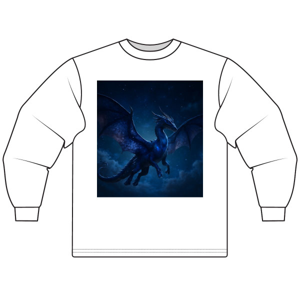 Celestial Night Wyrm - Unisex Long Sleeve T-Shirt