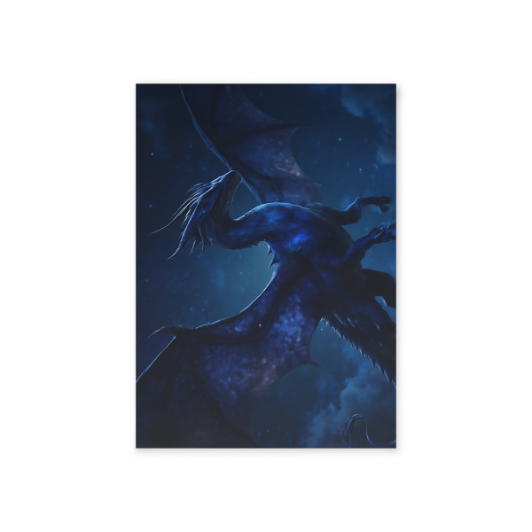 Celestial Night Wyrm - Holiday Cards (Two-sided print)