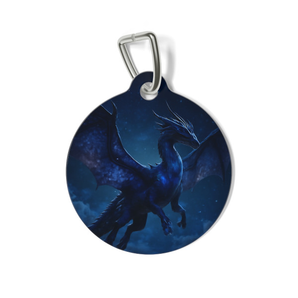 Celestial Night Wyrm - Pet Tag
