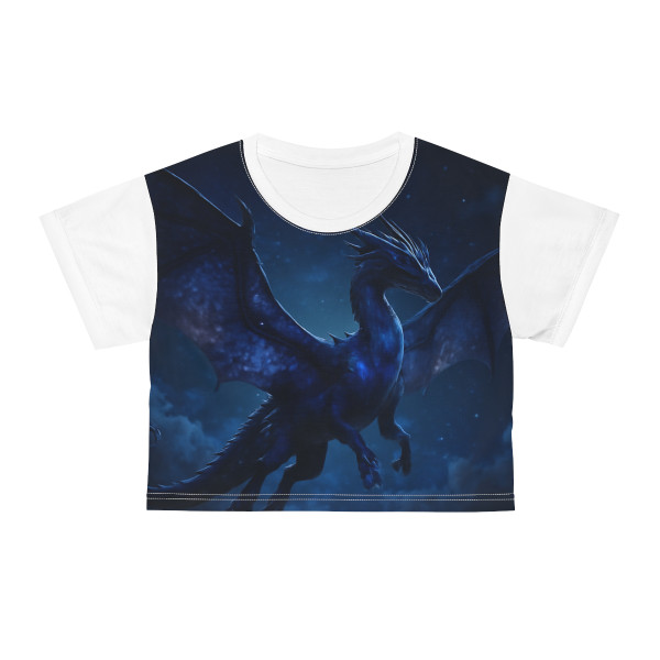 Celestial Night Wyrm - Crop Tee (AOP)