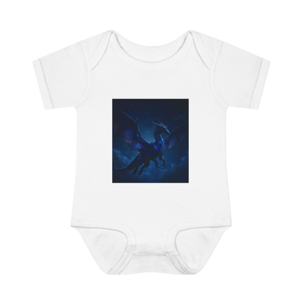 Celestial Night Wyrm - Infant Baby Rib Bodysuit