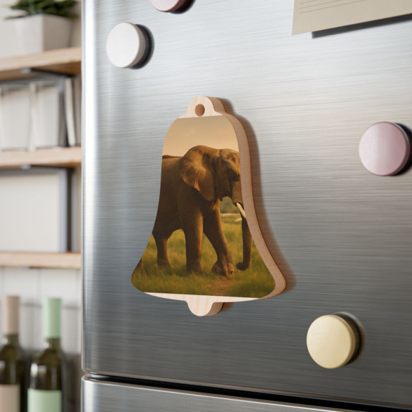 Majestic Elephant Grace - Wooden Ornaments