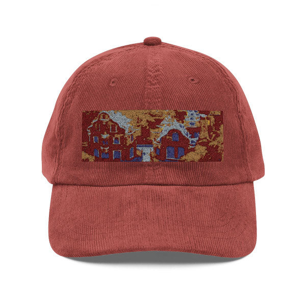 Barcelona Mosaic Dreams - Vintage Corduroy Cap (Embroidery)