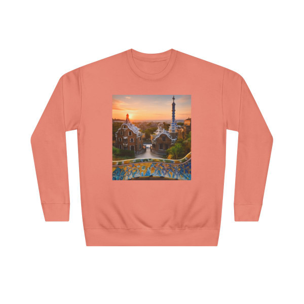 Barcelona Mosaic Dreams - Unisex Crew Sweatshirt