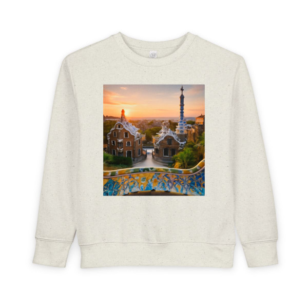 Barcelona Mosaic Dreams - Toddler Sweatshirt