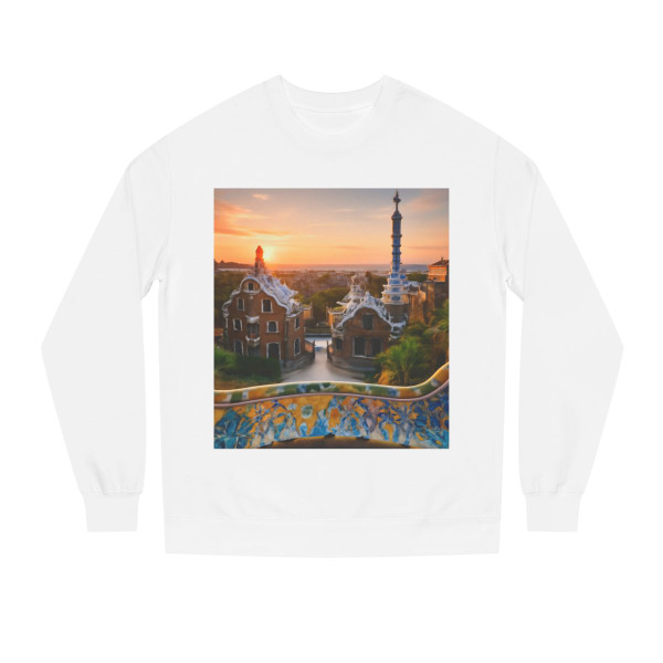 Barcelona Mosaic Dreams - Unisex Crew Neck Sweatshirt