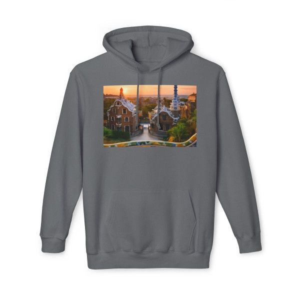 Barcelona Mosaic Dreams - Unisex Hooded Sweatshirt, Made in US