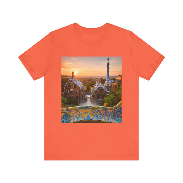 Barcelona Mosaic Dreams - Unisex Jersey Short Sleeve Tee