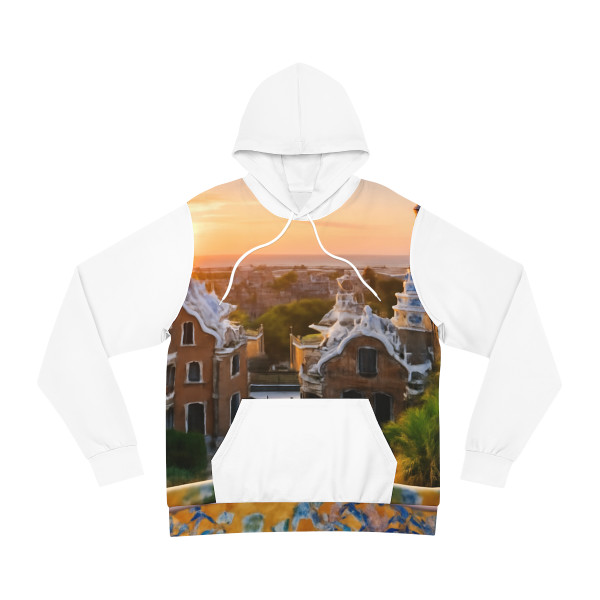 Barcelona Mosaic Dreams - Fashion Hoodie (AOP)