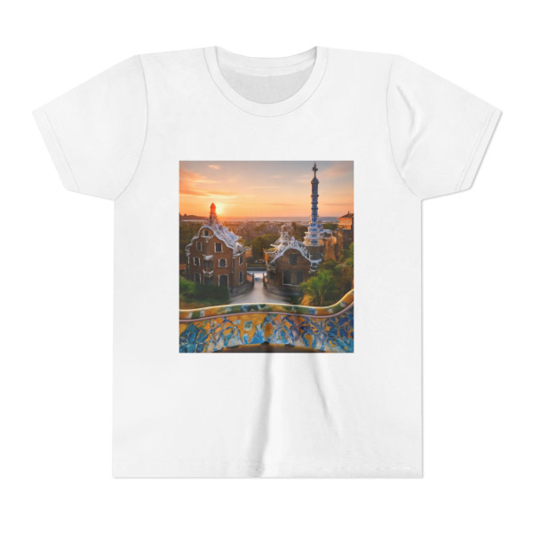 Barcelona Mosaic Dreams - Youth Short Sleeve Tee