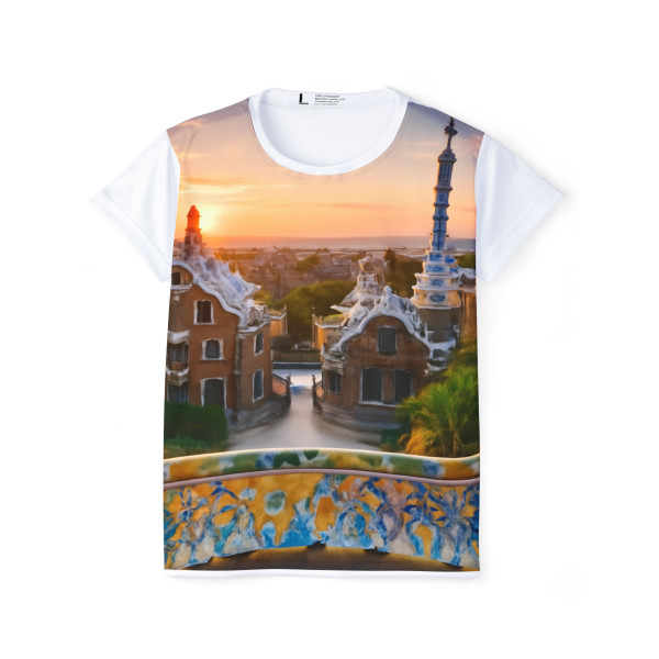Barcelona Mosaic Dreams - Women's Sports Jersey (AOP)