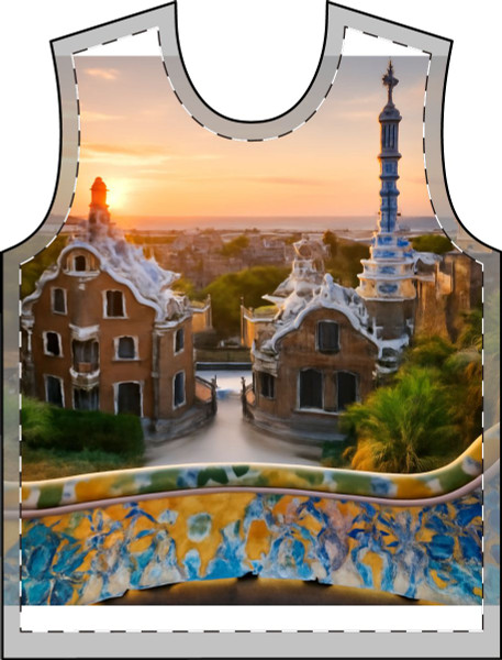 Barcelona Mosaic Dreams - Women's T-Shirt (AOP)