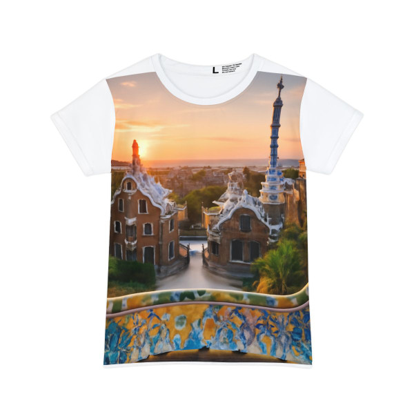 Barcelona Mosaic Dreams - Women's Short Sleeve Shirt (AOP)